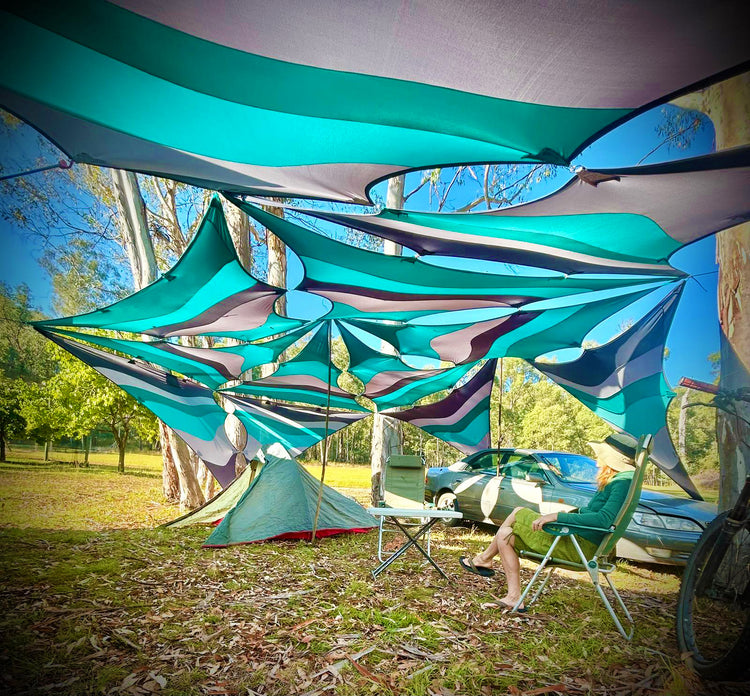 Waver Panel (SMALL) -  Blues and Grays