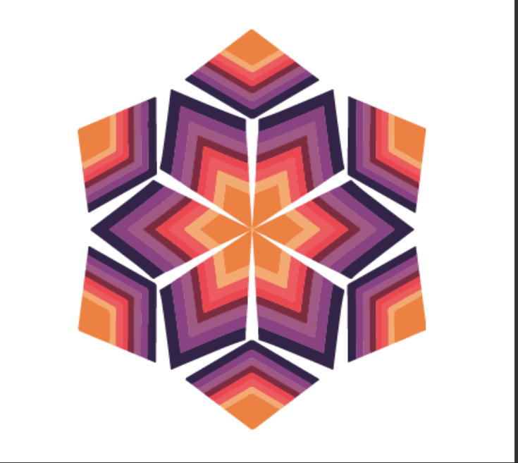 Lynder Shade Structure package 60ft x 60ft - Orange Red Purple