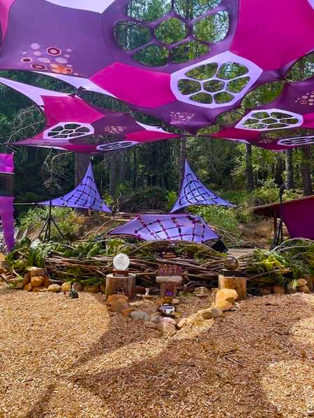 Turtle Panels - Pink Purple Torquoise