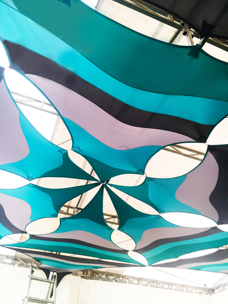 Waver Panel (SMALL) -  Blues and Grays