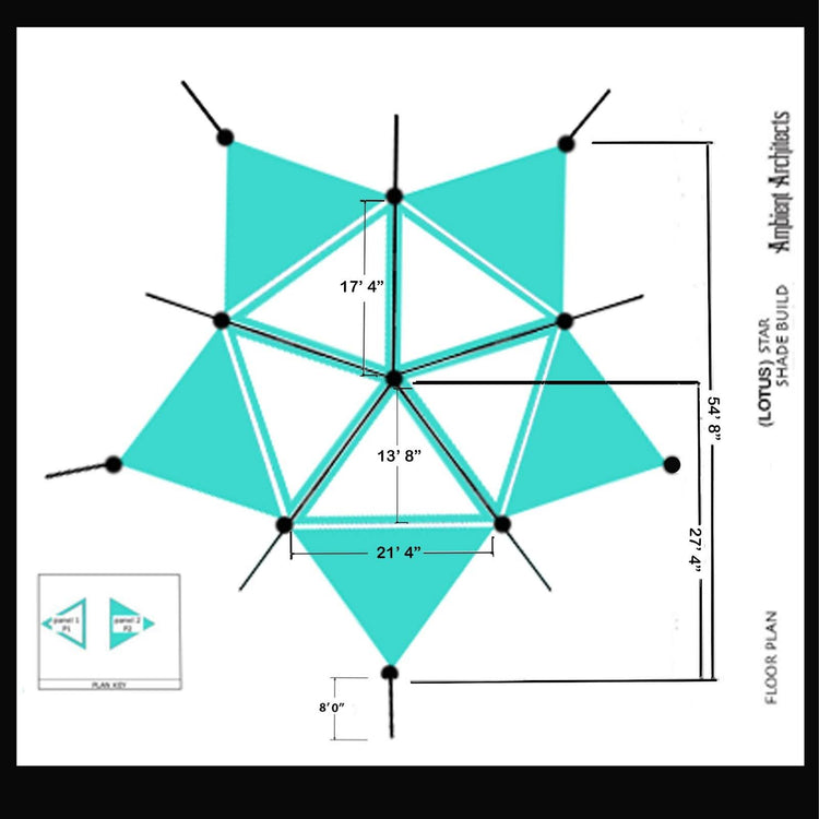 Lotus Panels (large) - Pink Purple