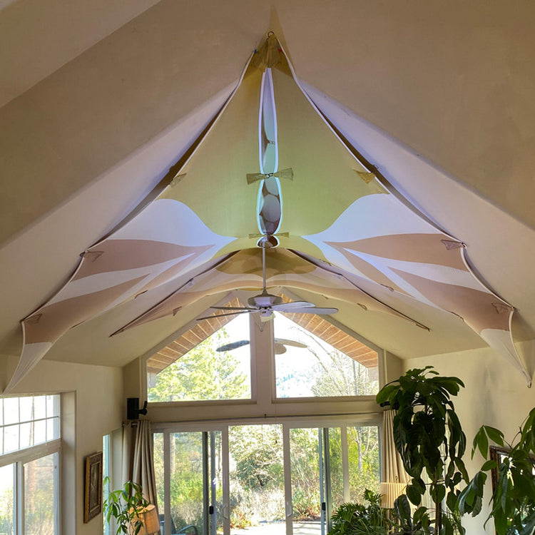 Lotus Panel (small)- White Gold