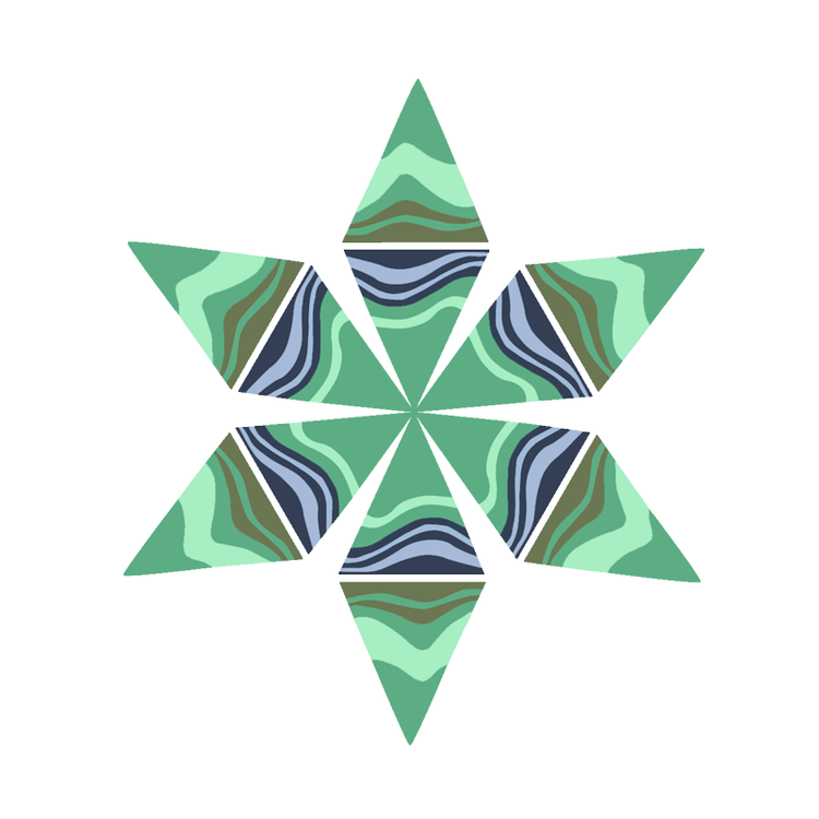 Waver Panel (small) - Green Grey