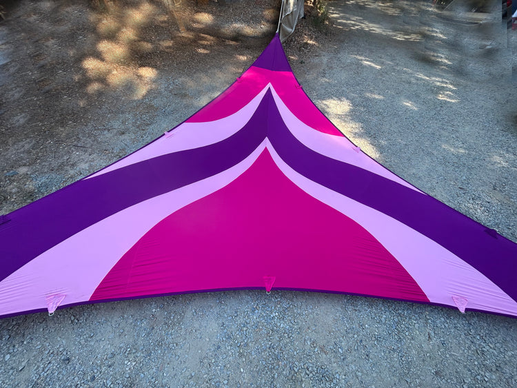 Lotus Panels (large) - Pink Purple