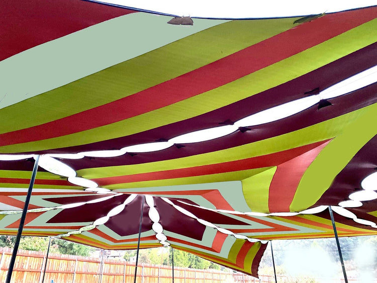 Lynder Panels (large) - Brown Green